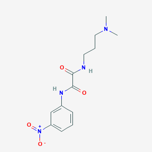 molecular formula C13H18N4O4 B2412347 N-[3-(dimethylamino)propyl]-N'-(3-nitrophenyl)oxamide CAS No. 941894-74-2