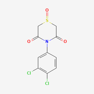 4-(3,4-Dichlorophenyl)-1lambda~4~,4-thiazinane-1,3,5-trione