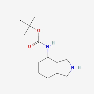 tert-butyl N-(octahydro-1H-isoindol-4-yl)carbamate