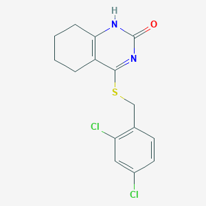 4-((2,4-dichlorobenzyl)thio)-5,6,7,8-tetrahydroquinazolin-2(1H)-one