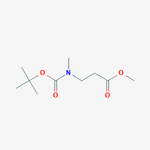 molecular formula C10H19NO4 B2412464 Methyl 3-((tert-butoxycarbonyl)(methyl)amino)propanoate CAS No. 119740-95-3