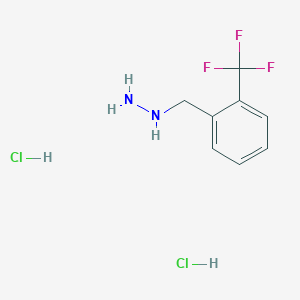 1-[2-(Trifluoromethyl)benzyl]hydrazine dihydrochloride
