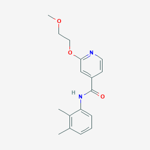 molecular formula C17H20N2O3 B2412511 N-(2,3-dimethylphenyl)-2-(2-methoxyethoxy)pyridine-4-carboxamide CAS No. 2034300-96-2