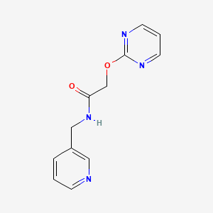 N-(pyridin-3-ylmethyl)-2-(pyrimidin-2-yloxy)acetamide