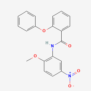 molecular formula C20H16N2O5 B2412529 N-(2-methoxy-5-nitrophenyl)-2-phenoxybenzamide CAS No. 349414-45-5