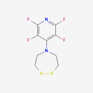 5-(2,3,5,6-Tetrafluoropyridin-4-yl)-1,2,5-dithiazepane