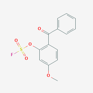 1-Benzoyl-2-fluorosulfonyloxy-4-methoxybenzene