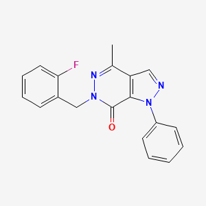 6-(2-fluorobenzyl)-4-methyl-1-phenyl-1H-pyrazolo[3,4-d]pyridazin-7(6H)-one