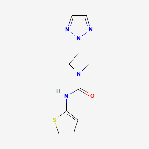 N-(thiophen-2-yl)-3-(2H-1,2,3-triazol-2-yl)azetidine-1-carboxamide