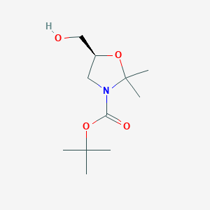 Tert-butyl (5S)-5-(hydroxymethyl)-2,2-dimethyl-1,3-oxazolidine-3-carboxylate