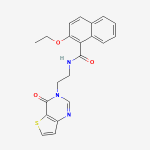 2-ethoxy-N-(2-(4-oxothieno[3,2-d]pyrimidin-3(4H)-yl)ethyl)-1-naphthamide