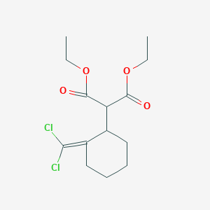 Diethyl 2-(2-(dichloromethylene)cyclohexyl)malonate