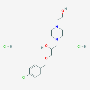 1-[(4-chlorophenyl)methoxy]-3-[4-(2-hydroxyethyl)piperazin-1-yl]propan-2-ol Dihydrochloride