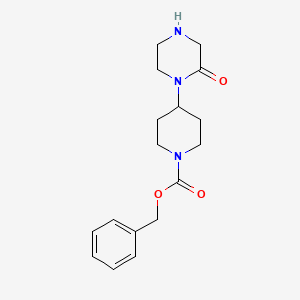 Benzyl 4-(2-oxopiperazin-1-yl)piperidine-1-carboxylate