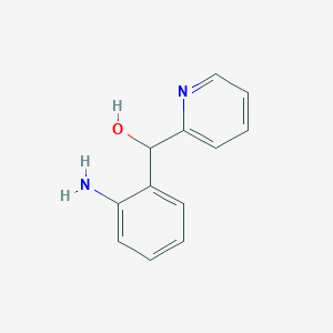 molecular formula C12H12N2O B2412695 (2-Aminophenyl)(pyridin-2-yl)methanol CAS No. 115177-59-8