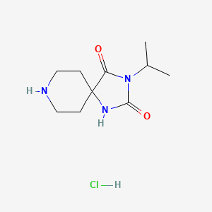 3-(Propan-2-yl)-1,3,8-triazaspiro[4.5]decane-2,4-dione hydrochloride