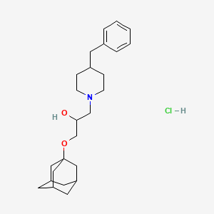 1-((3s,5s,7s)-Adamantan-1-yloxy)-3-(4-benzylpiperidin-1-yl)propan-2-ol hydrochloride