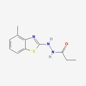 N'-(4-methylbenzo[d]thiazol-2-yl)propionohydrazide