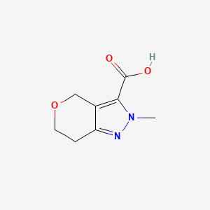 2-Methyl-2,4,6,7-tetrahydropyrano[4,3-c]pyrazole-3-carboxylic acid