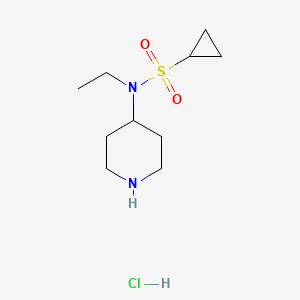 N-Ethyl-N-piperidin-4-ylcyclopropanesulfonamide;hydrochloride