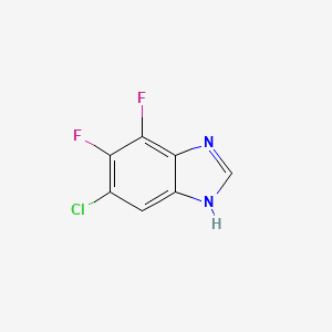 6-Chloro-4,5-difluoro-3H-1,3-benzodiazole