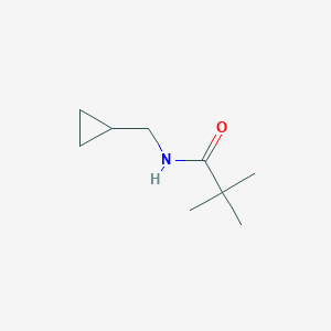 molecular formula C9H17NO B2412757 N-(cyclopropylmethyl)pivalamide CAS No. 1090891-87-4