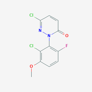 6-Chloro-2-(2-chloro-6-fluoro-3-methoxyphenyl)pyridazin-3(2H)-one
