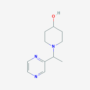 1-(1-(Pyrazin-2-yl)ethyl)piperidin-4-ol