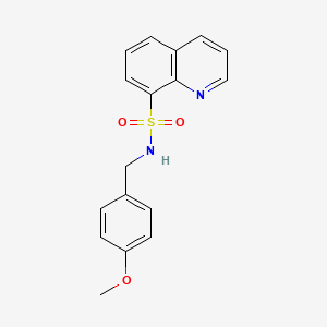 N-(4-methoxybenzyl)quinoline-8-sulfonamide