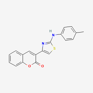 3-(2-(p-tolylamino)thiazol-4-yl)-2H-chromen-2-one
