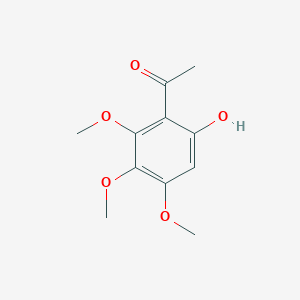 molecular formula C11H14O5 B2412884 1-(6-Hydroxy-2,3,4-trimethoxyphenyl)ethanone CAS No. 22248-14-2