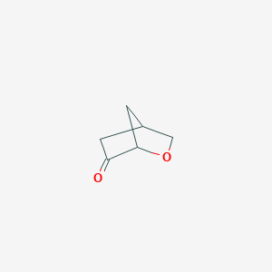 molecular formula C6H8O2 B2412932 2-Oxabicyclo(2.2.1)heptan-6-on CAS No. 34108-25-3