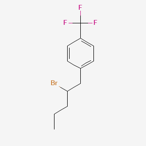 1-(2-Bromopentyl)-4-(trifluoromethyl)benzene