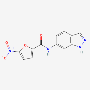 N-(1H-indazol-6-yl)-5-nitrofuran-2-carboxamide