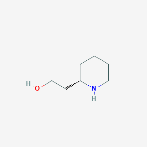 molecular formula C7H15NO B024133 (S)-2-(Piperidin-2-yl)ethanol CAS No. 103639-57-2