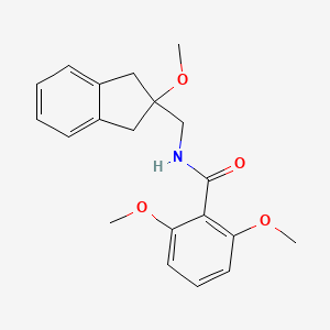 molecular formula C20H23NO4 B2413544 2,6-dimethoxy-N-((2-methoxy-2,3-dihydro-1H-inden-2-yl)methyl)benzamide CAS No. 2034346-42-2