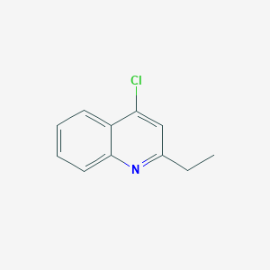 molecular formula C11H10ClN B2413609 4-Chloro-2-ethylquinoline CAS No. 7176-10-5