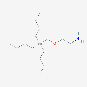 molecular formula C16H37NOSn B2413634 1-(tributylstannylmethoxy)propan-2-amine CAS No. 1557288-09-1