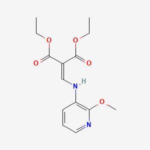 Diethyl 2-(((2-methoxypyridin-3-yl)amino)methylene)malonate