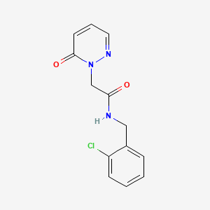 N-(2-chlorobenzyl)-2-(6-oxopyridazin-1(6H)-yl)acetamide