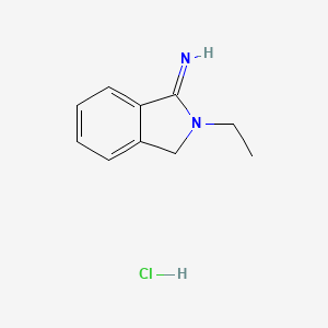 B2413673 2-Ethyl-3H-isoindol-1-imine;hydrochloride CAS No. 2471192-86-4