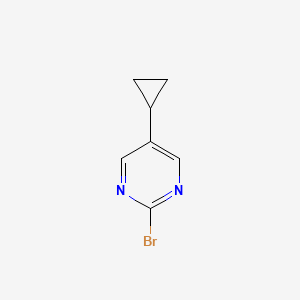 molecular formula C7H7BrN2 B2413694 2-Bromo-5-cyclopropylpyrimidine CAS No. 1353855-47-6
