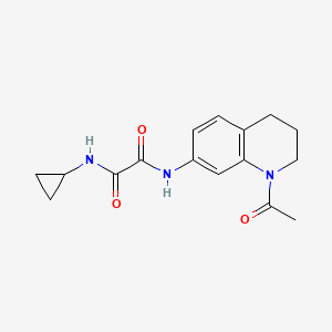 N'-(1-acetyl-3,4-dihydro-2H-quinolin-7-yl)-N-cyclopropyloxamide