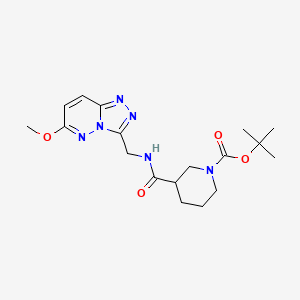 Tert-butyl 3-(((6-methoxy-[1,2,4]triazolo[4,3-b]pyridazin-3-yl)methyl)carbamoyl)piperidine-1-carboxylate