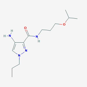 4-Amino-N-(3-isopropoxypropyl)-1-propyl-1H-pyrazole-3-carboxamide