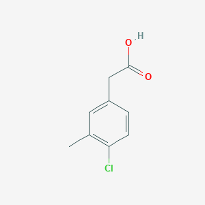 molecular formula C9H9ClO2 B2413898 2-(4-Chloro-3-methylphenyl)acetic acid CAS No. 81720-78-7