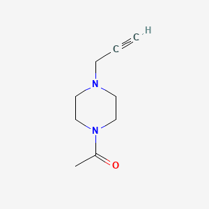 molecular formula C9H14N2O B2413908 1-(4-Prop-2-ynylpiperazin-1-yl)ethanone CAS No. 869015-26-9
