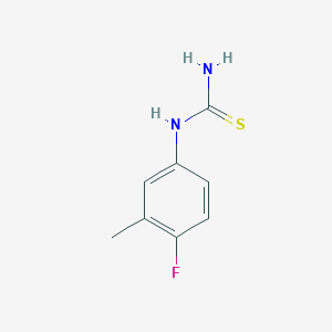 molecular formula C8H9FN2S B2413953 (4-fluoro-3-methylphenyl)thiourea CAS No. 929562-31-2