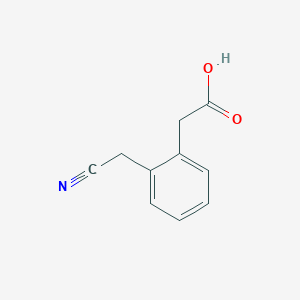 2-[2-(Cyanomethyl)phenyl]acetic acid