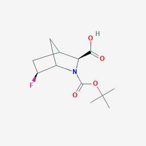 Racemic-(1S,3S,4R,6S)-2-(Tert-Butoxycarbonyl)-6-Fluoro-2-Azabicyclo[2.2.1]Heptane-3-Carboxylic Acid